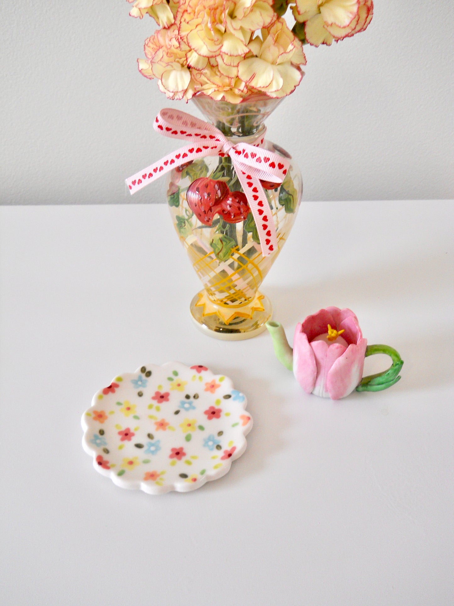 Retro Flower Dish