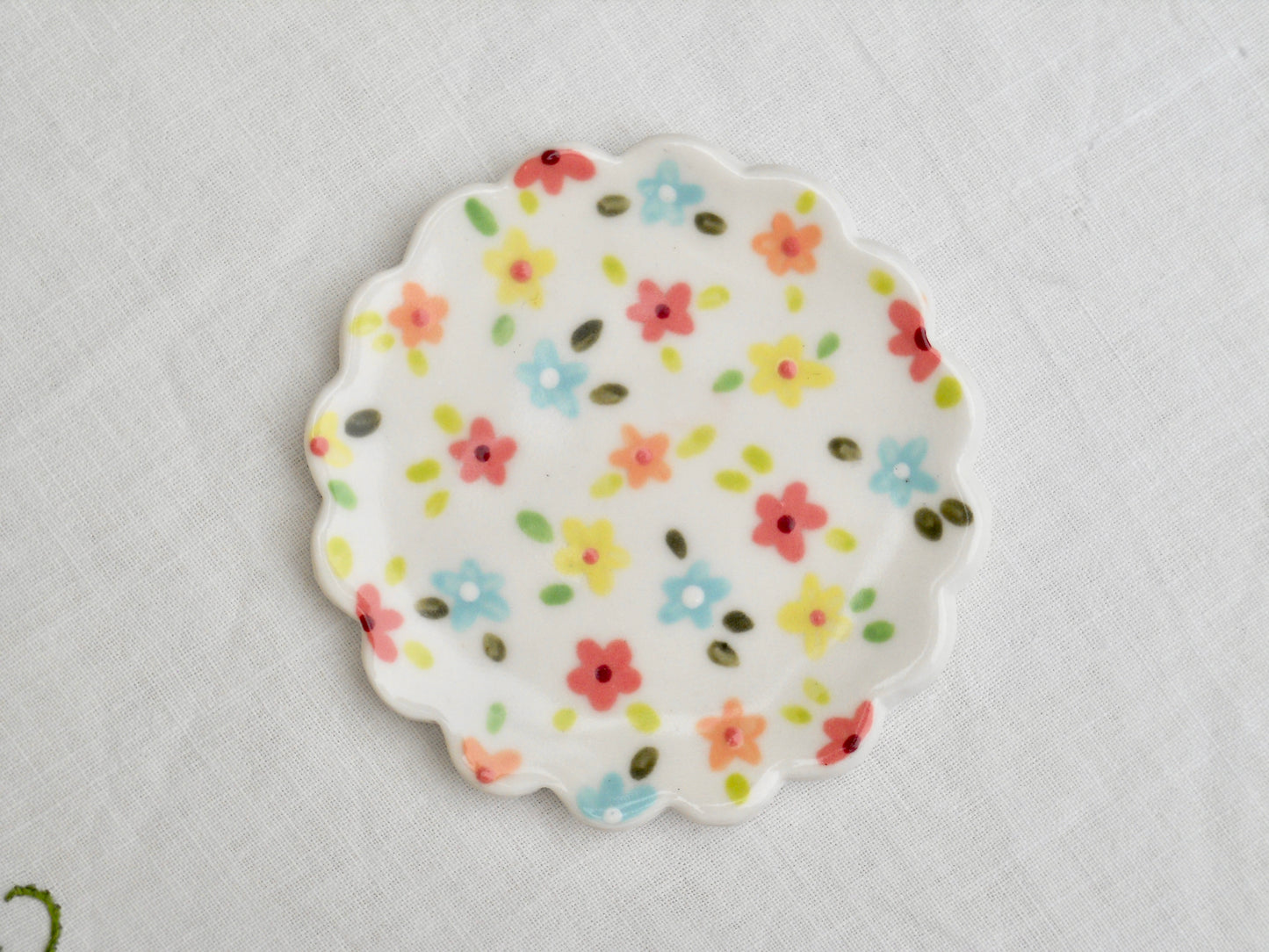 Retro Flower Dish
