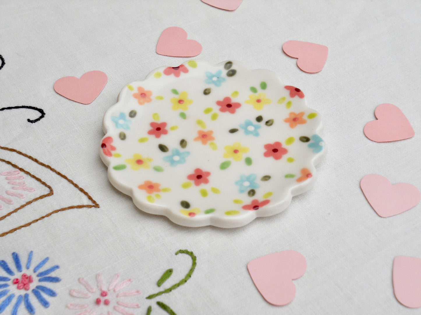 Retro Flower Dish