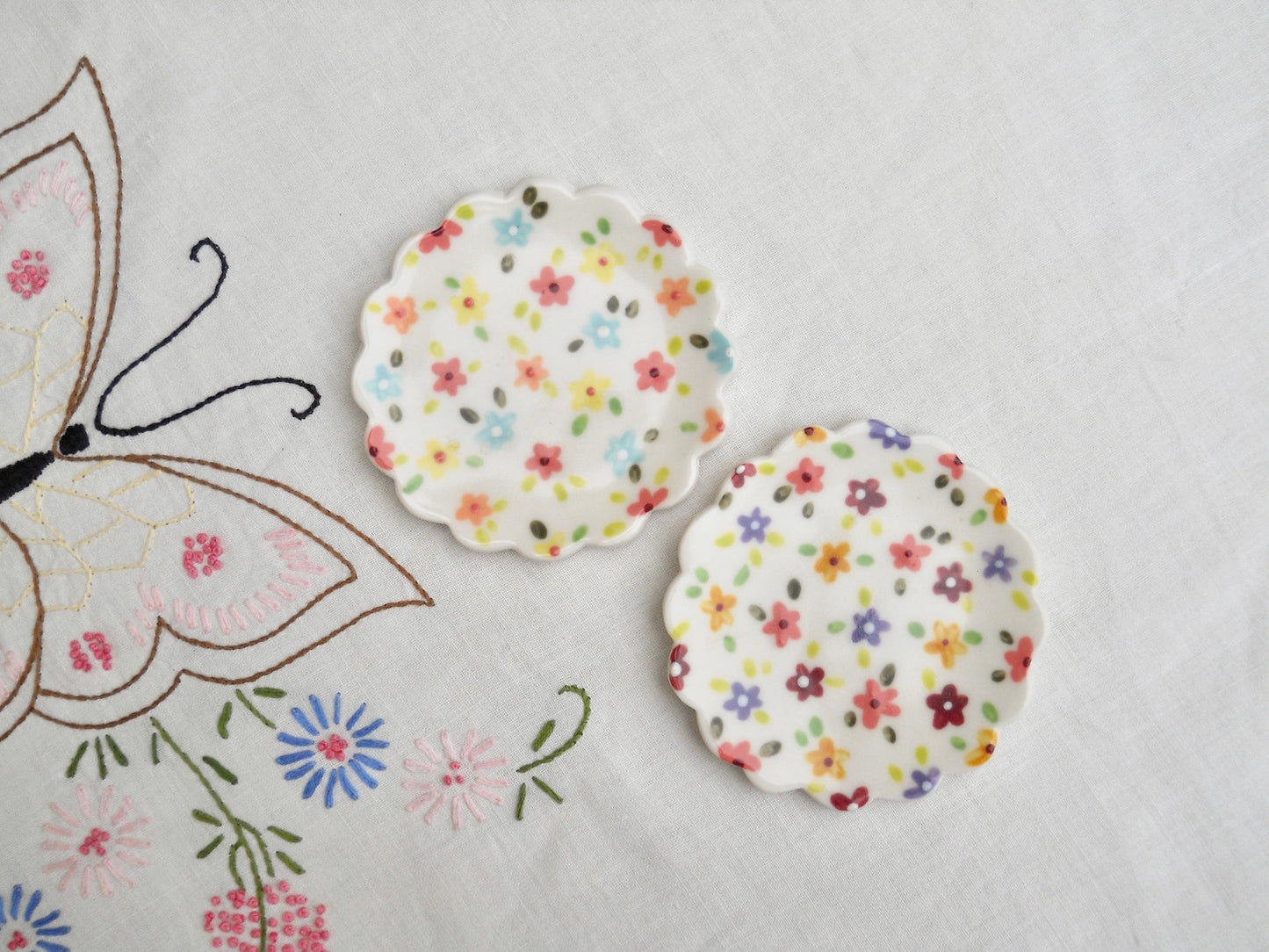Retro Flower Dish