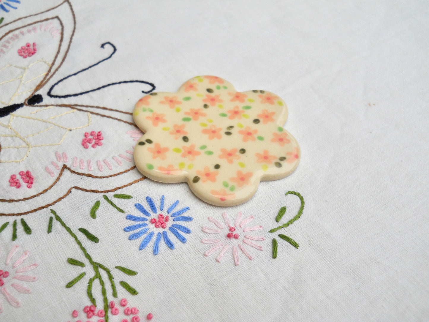 Sherbet Floral Coaster
