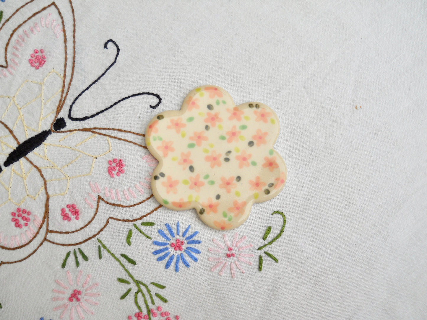 Sherbet Floral Coaster