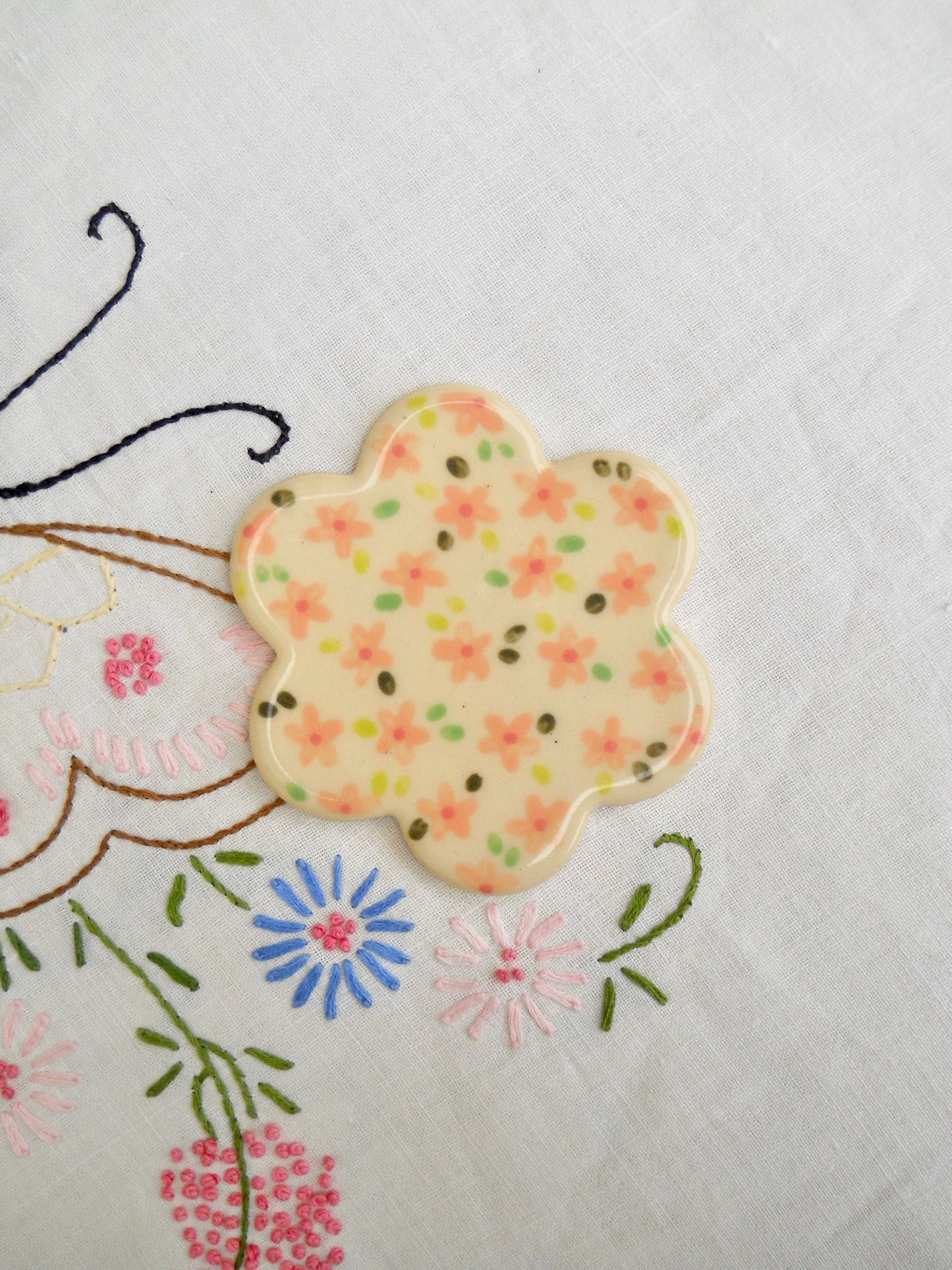 Sherbet Floral Coaster