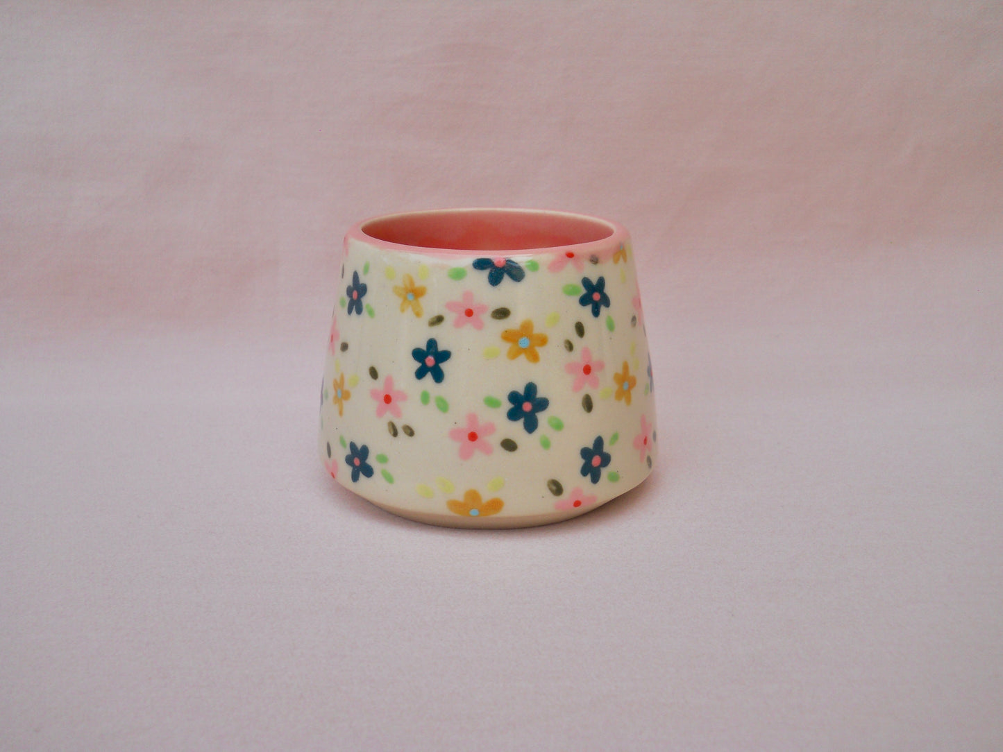 The Teal Floral Cup