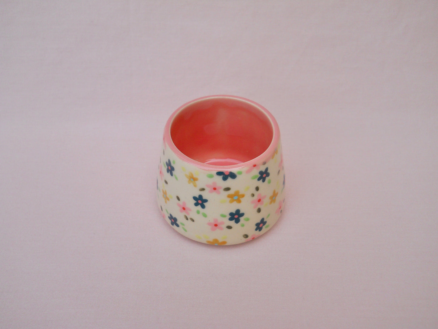 The Teal Floral Cup