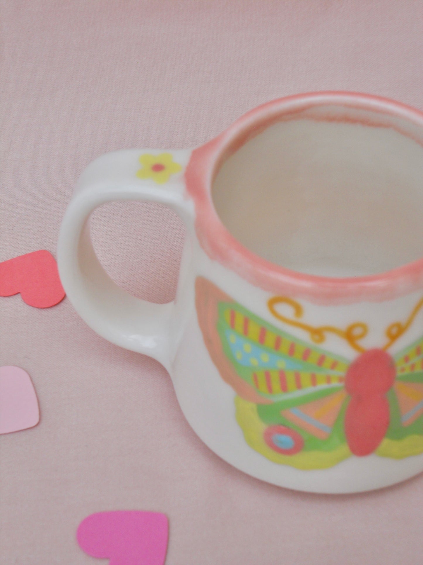 Green Butterfly Mug