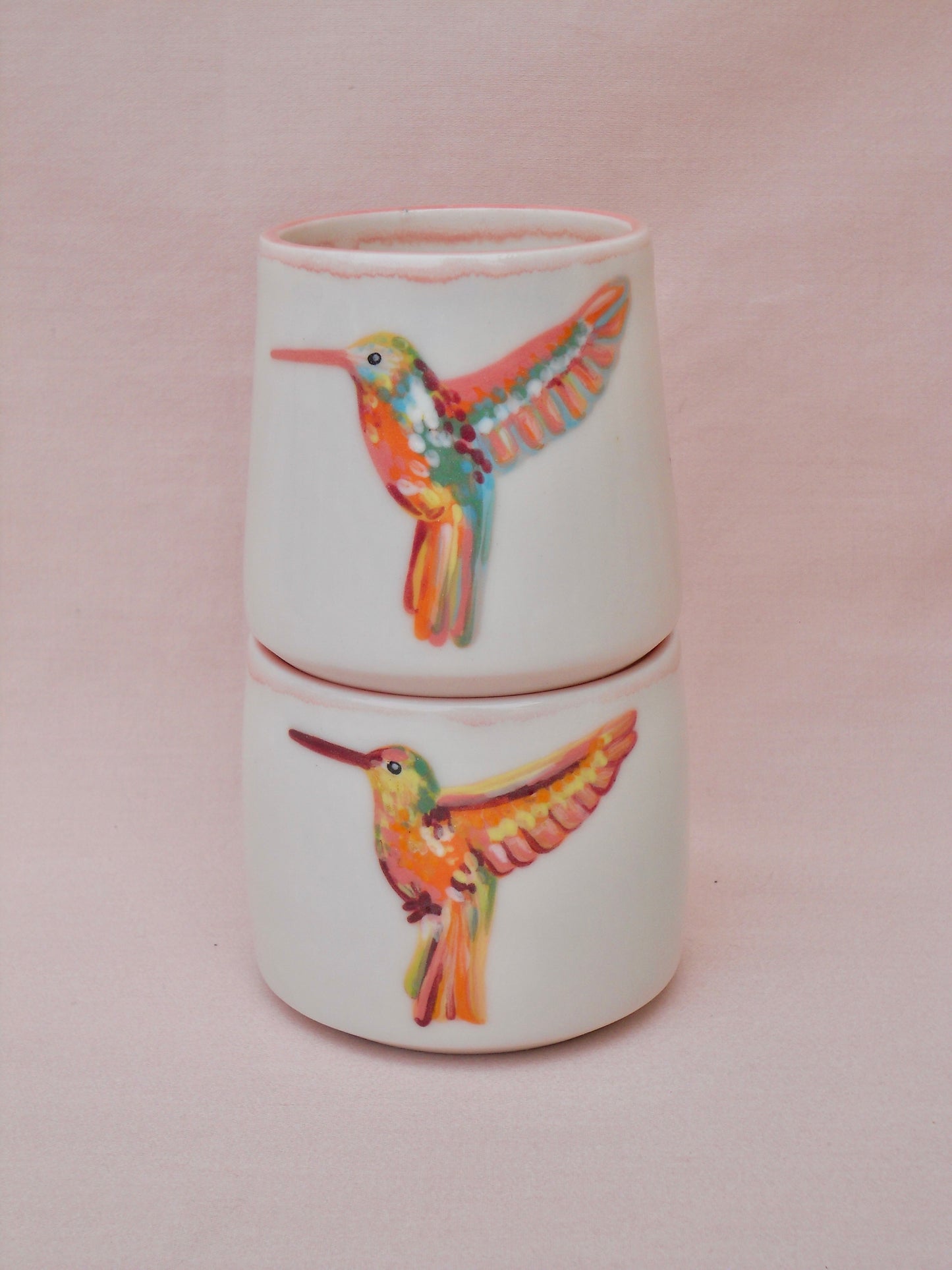 Orange Hummingbird Cup