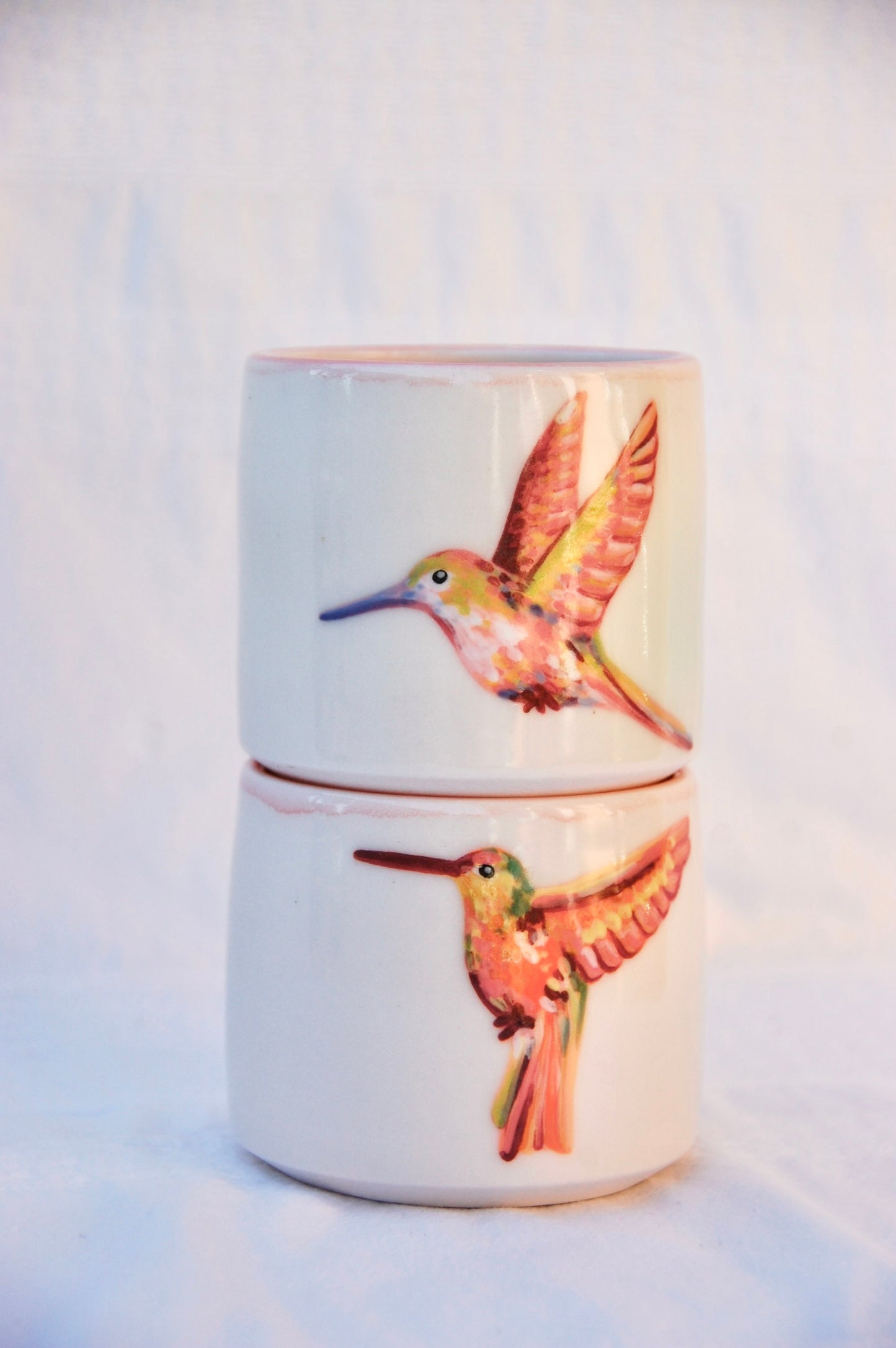 Orange Hummingbird Cup
