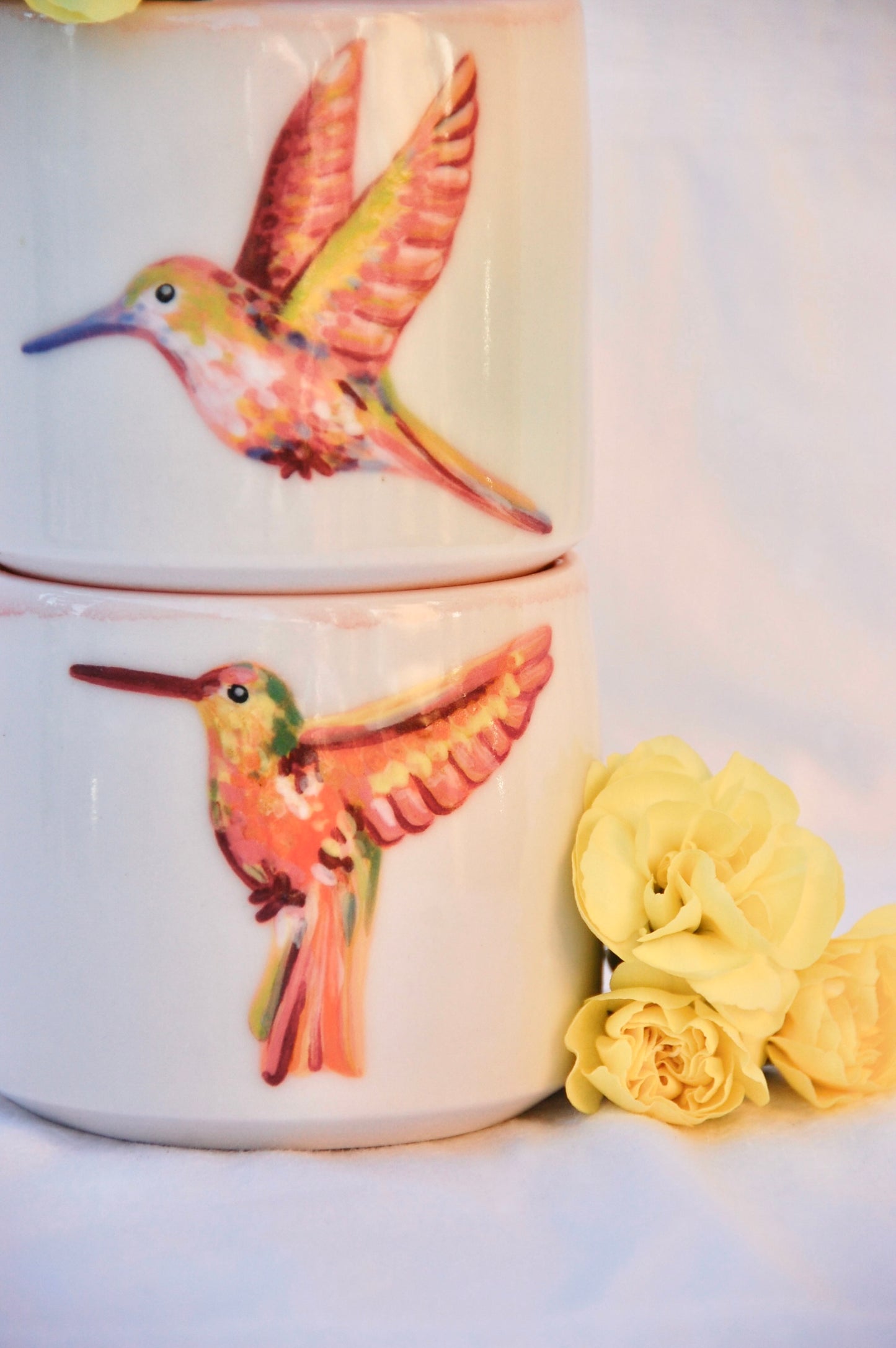 Orange Hummingbird Cup