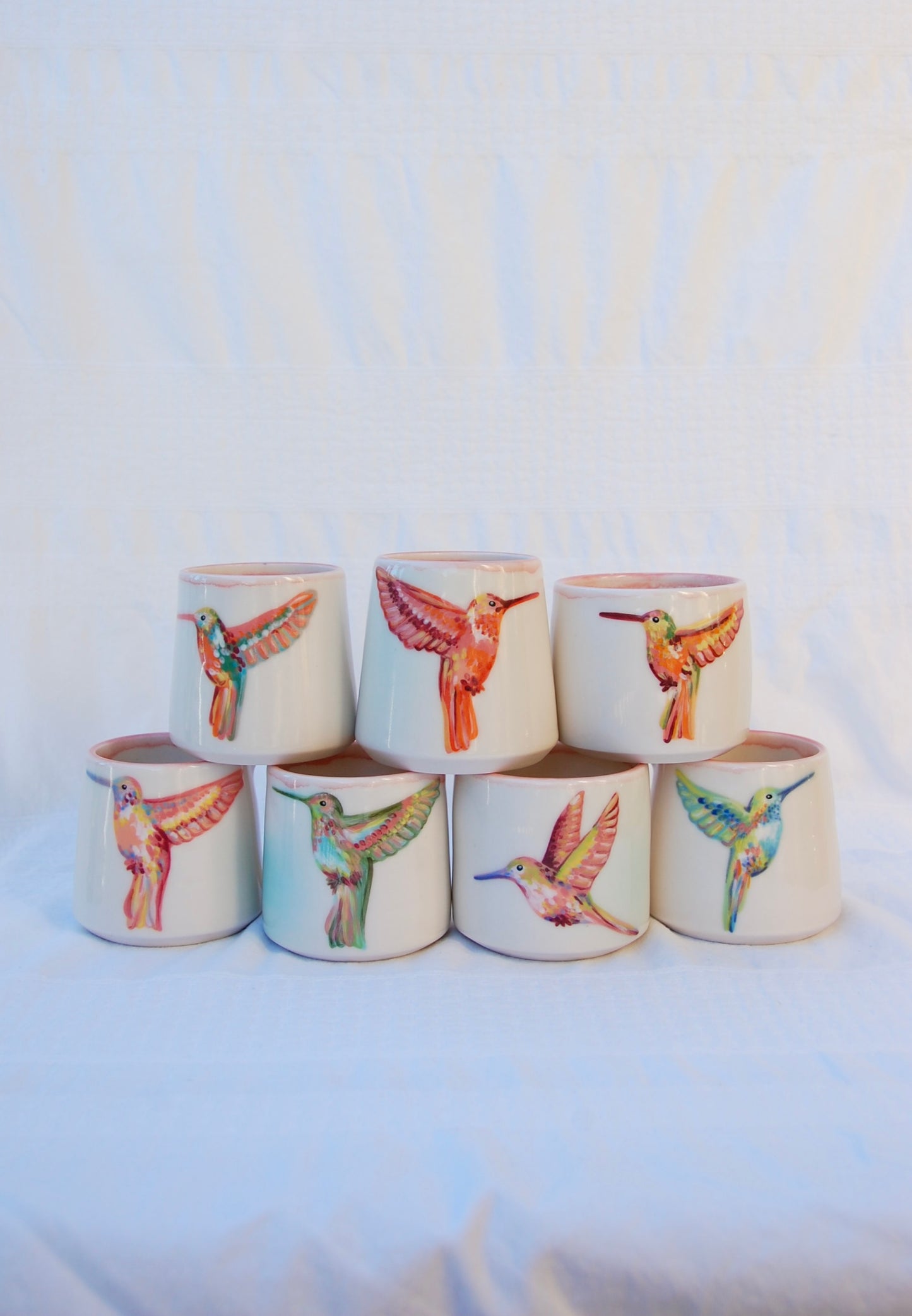 Orange Hummingbird Cup