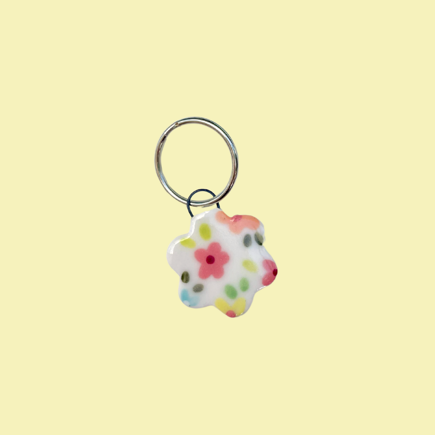 Retro Flower keychain