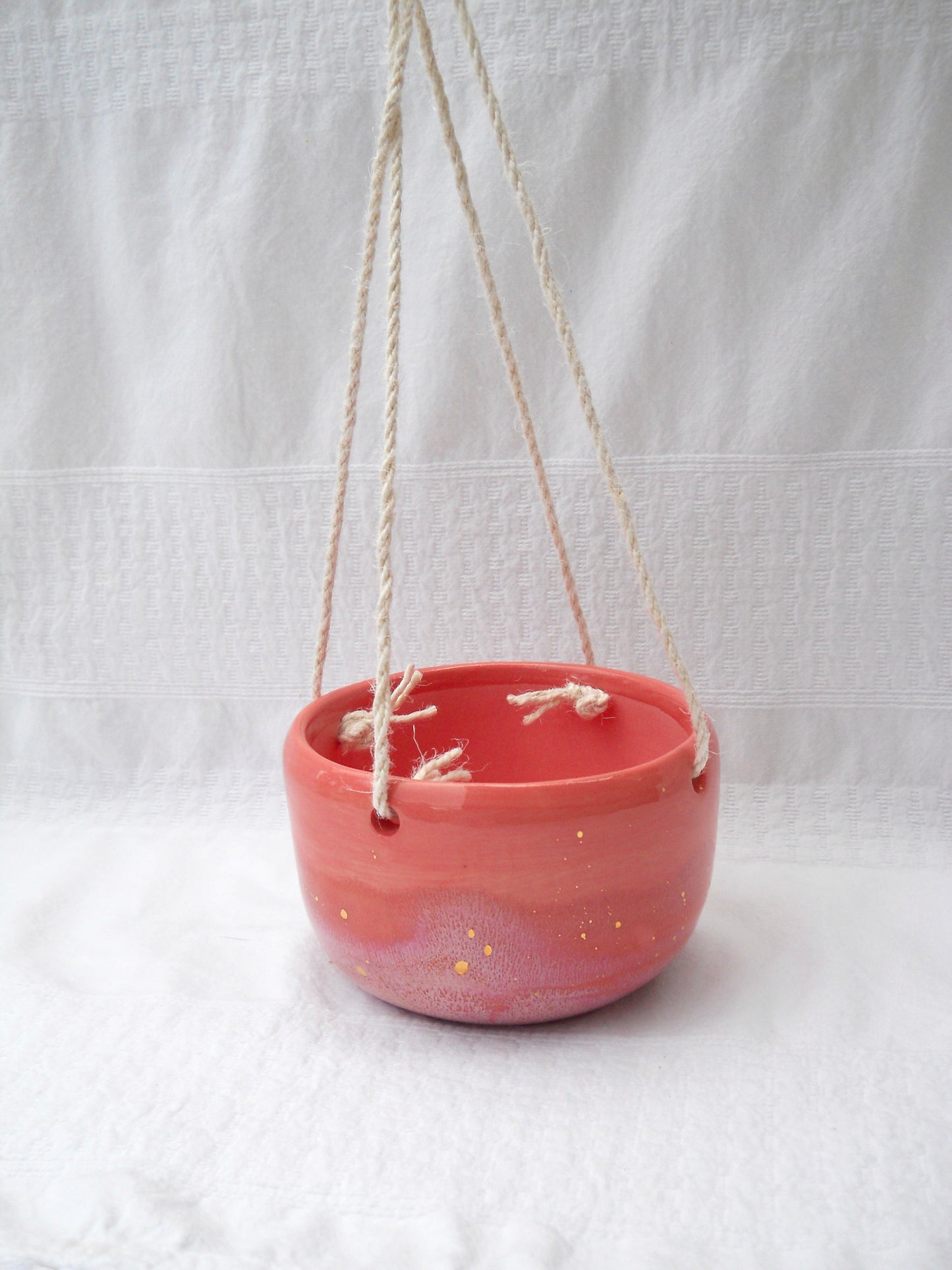 Pink Hanging Plant Pot