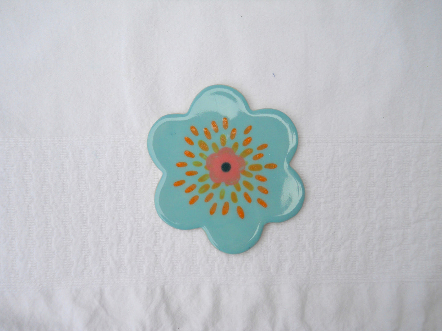 Blue Flower Coaster