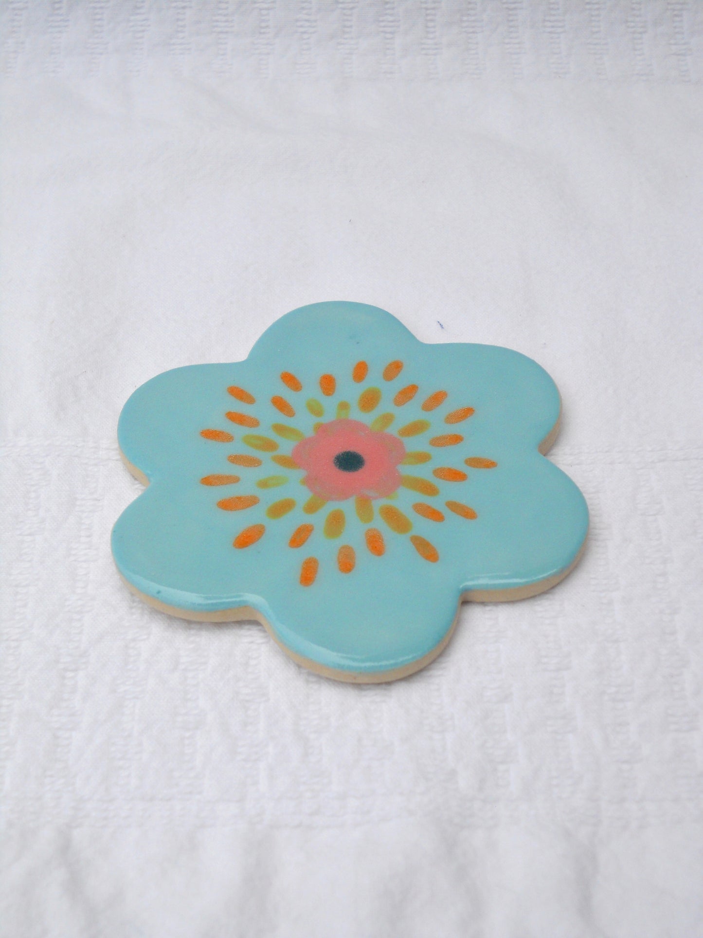 Blue Flower Coaster