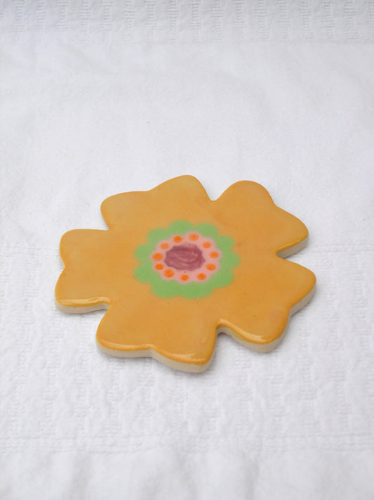 Yellow Flower Coaster