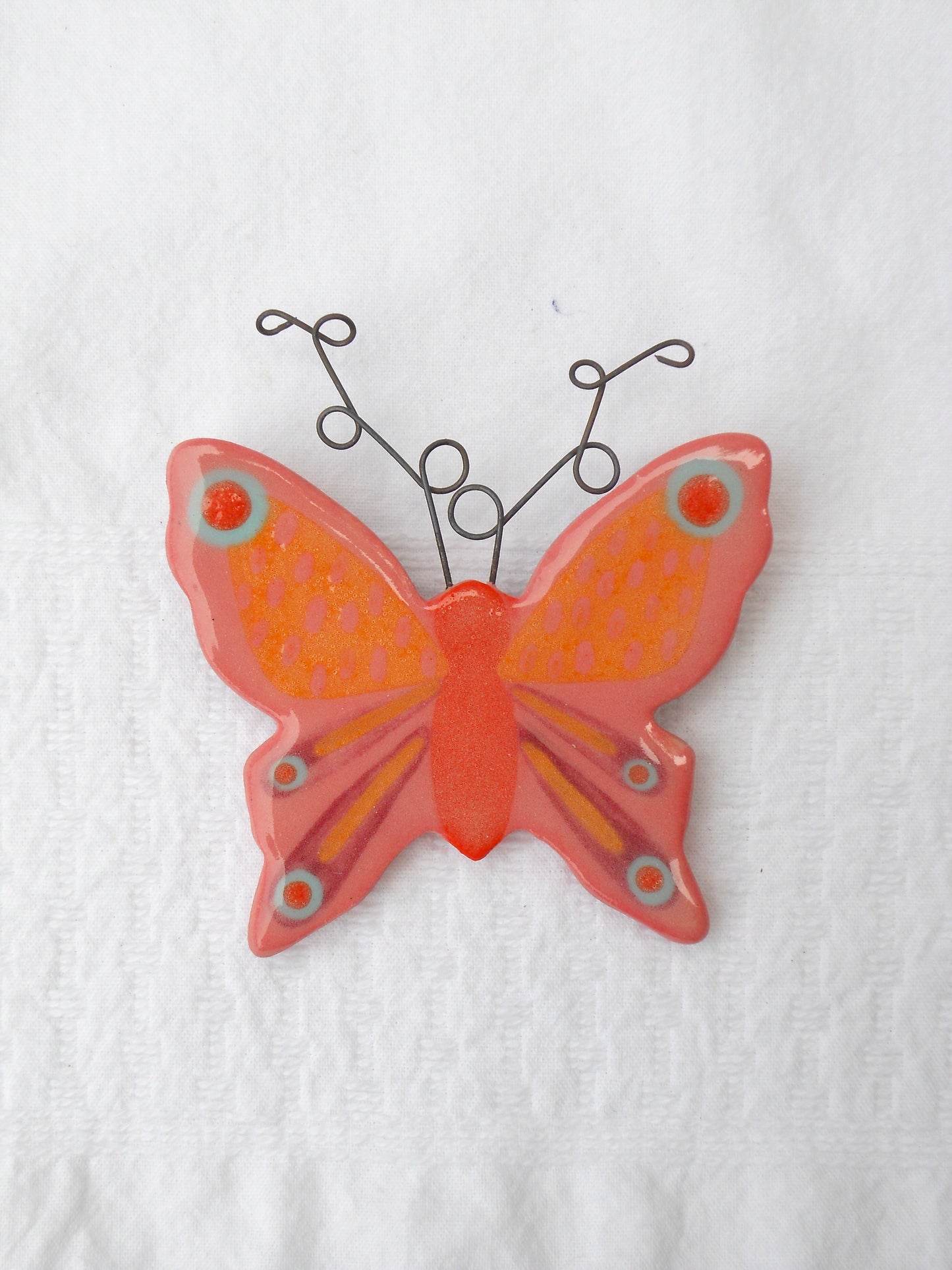 Orange Butterfly Magnet