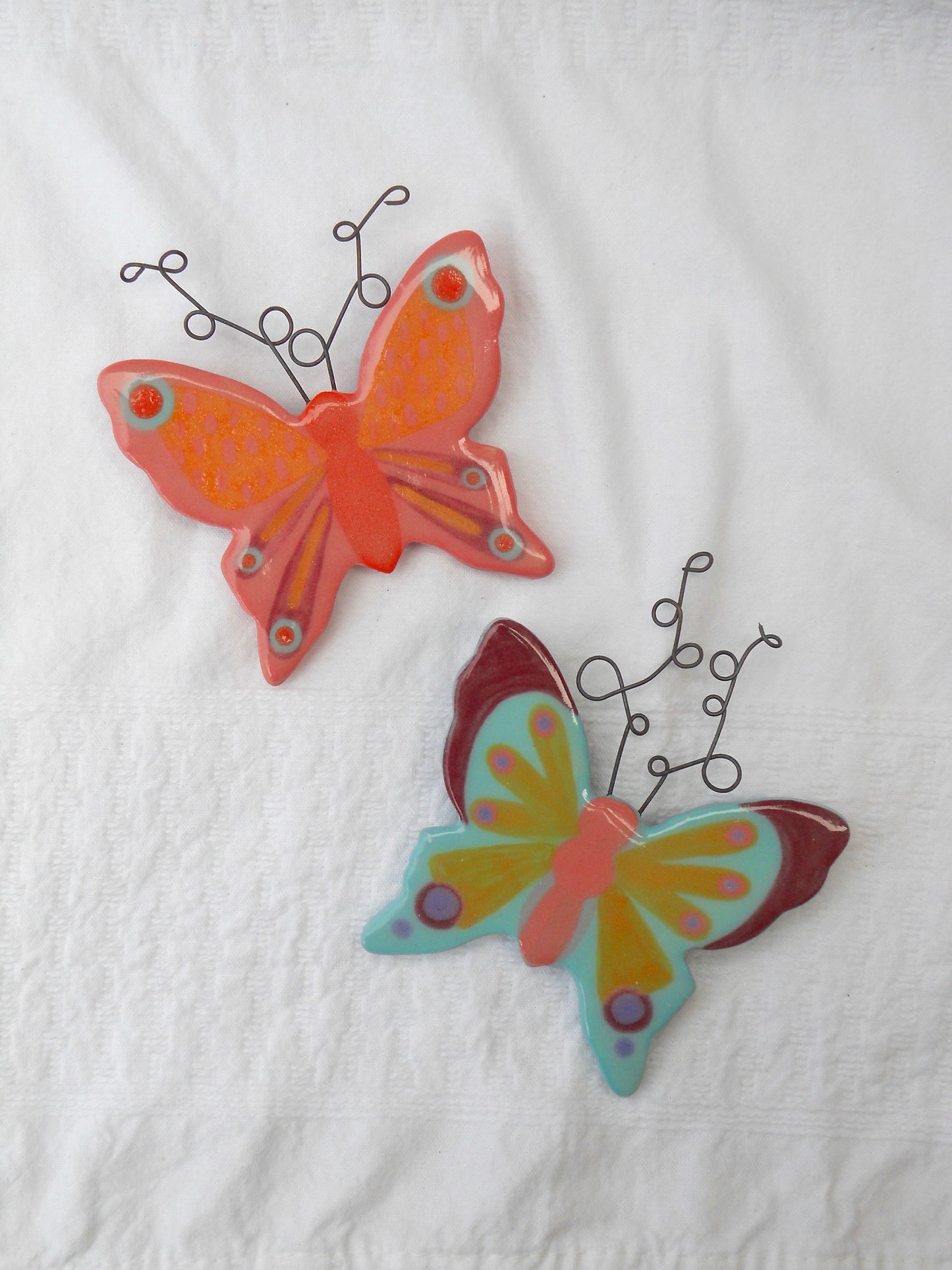 Orange Butterfly Magnet