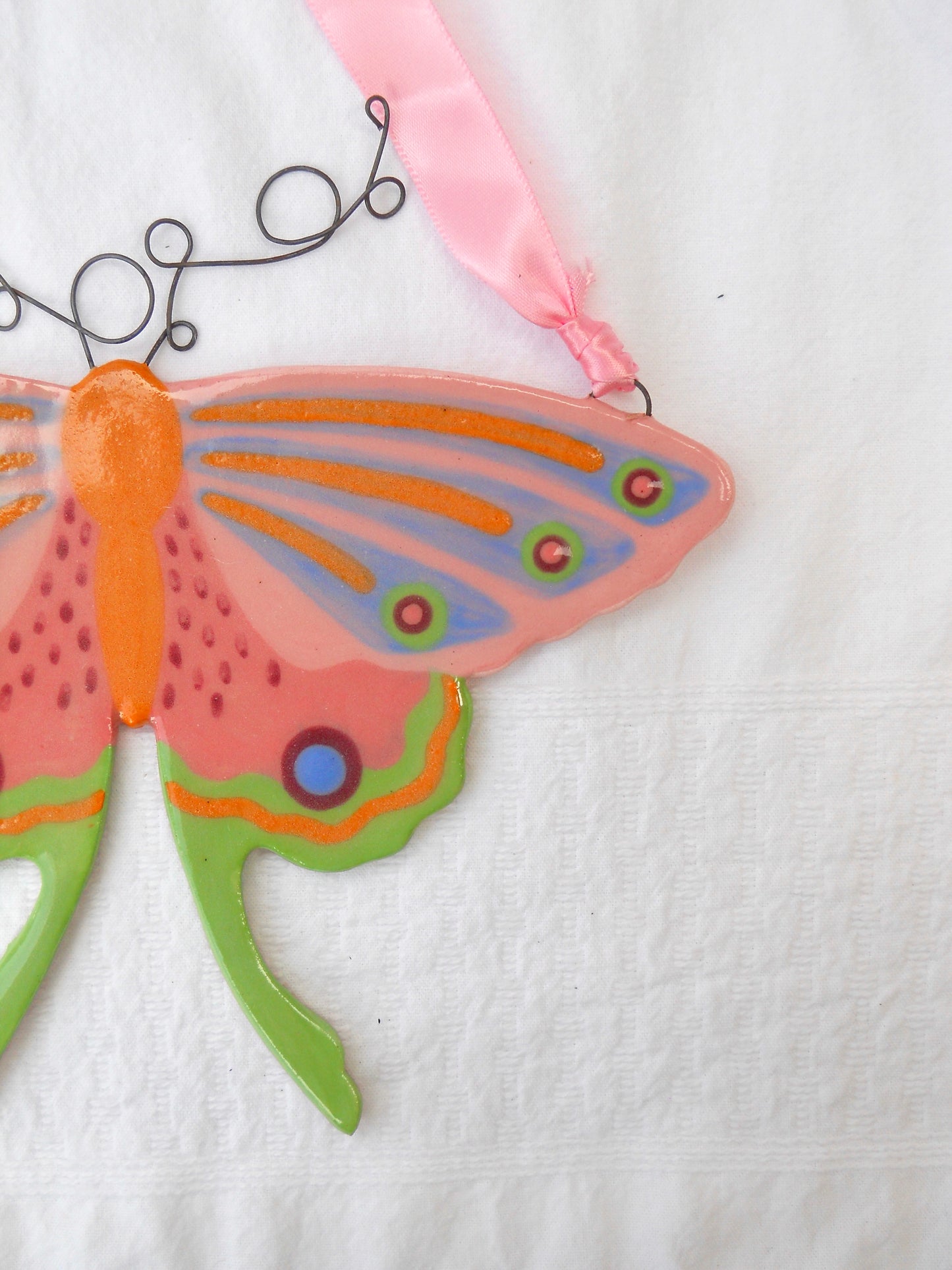 Pink Moth Wall Hanging