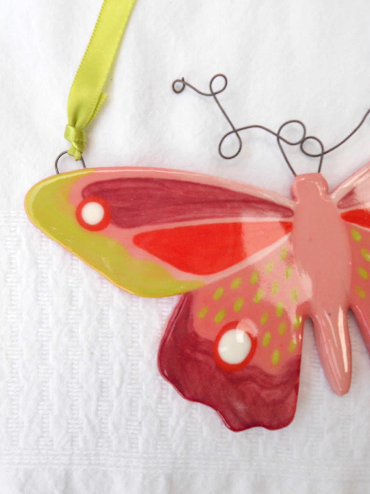 Pink Butterfly Wall Hanging