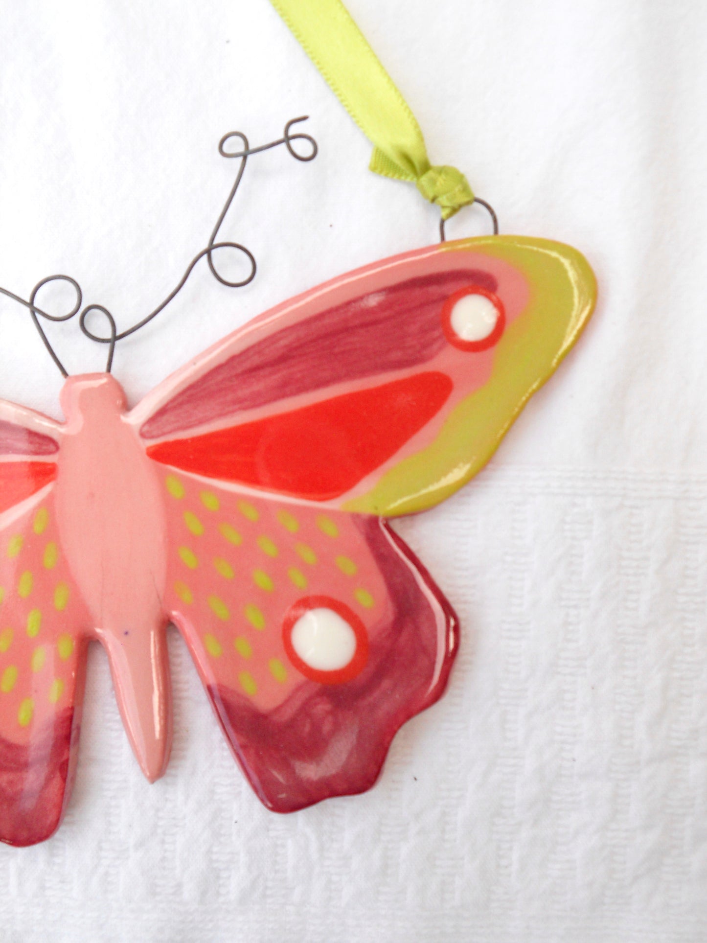 Pink Butterfly Wall Hanging