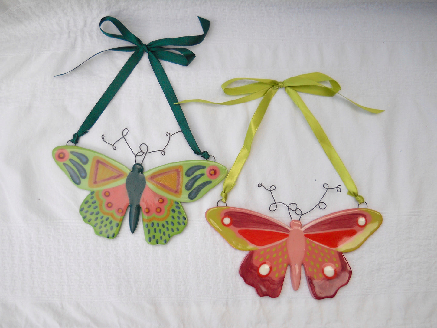 Green Butterfly Wall Hanging