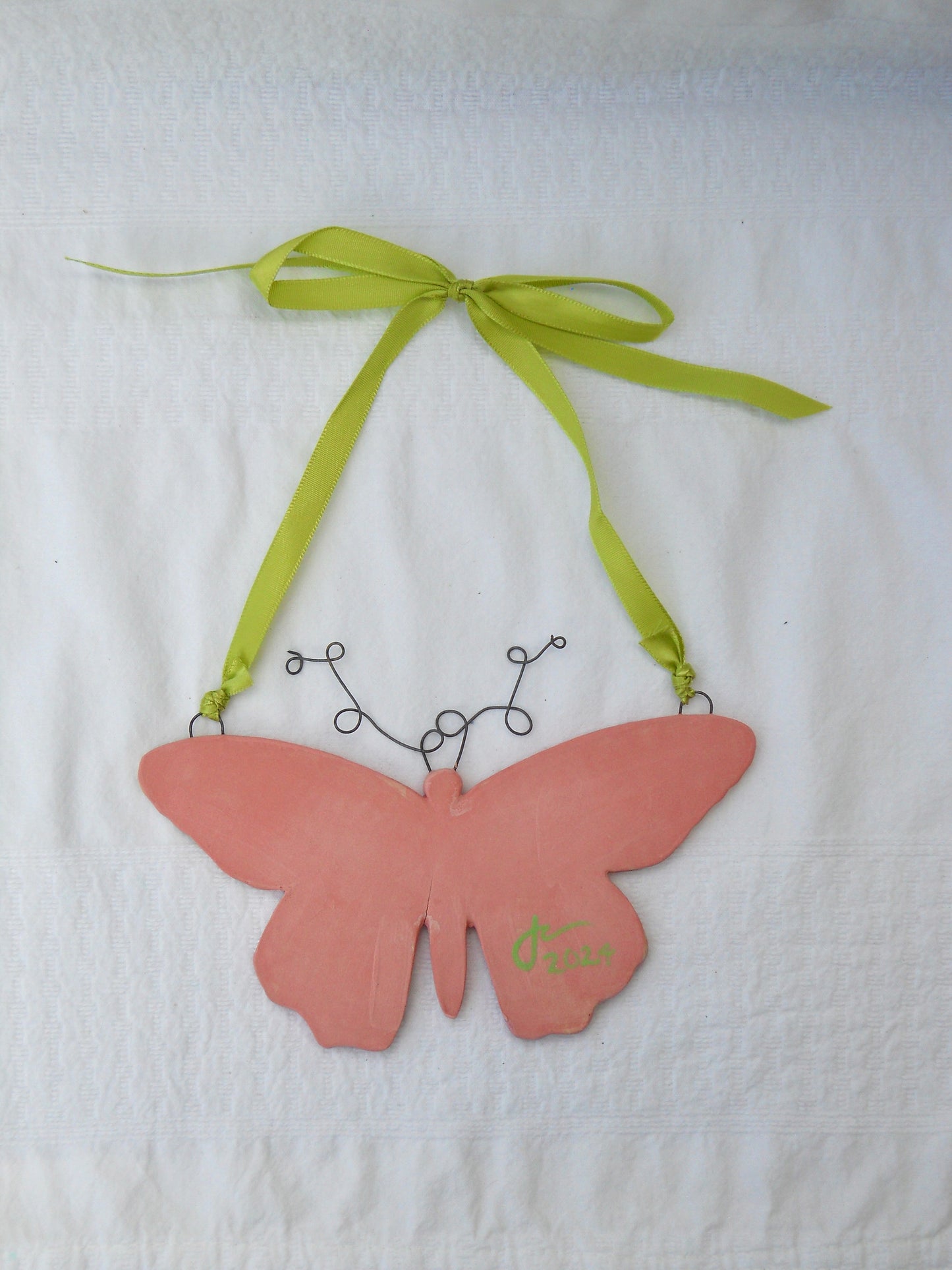 Pink Butterfly Wall Hanging