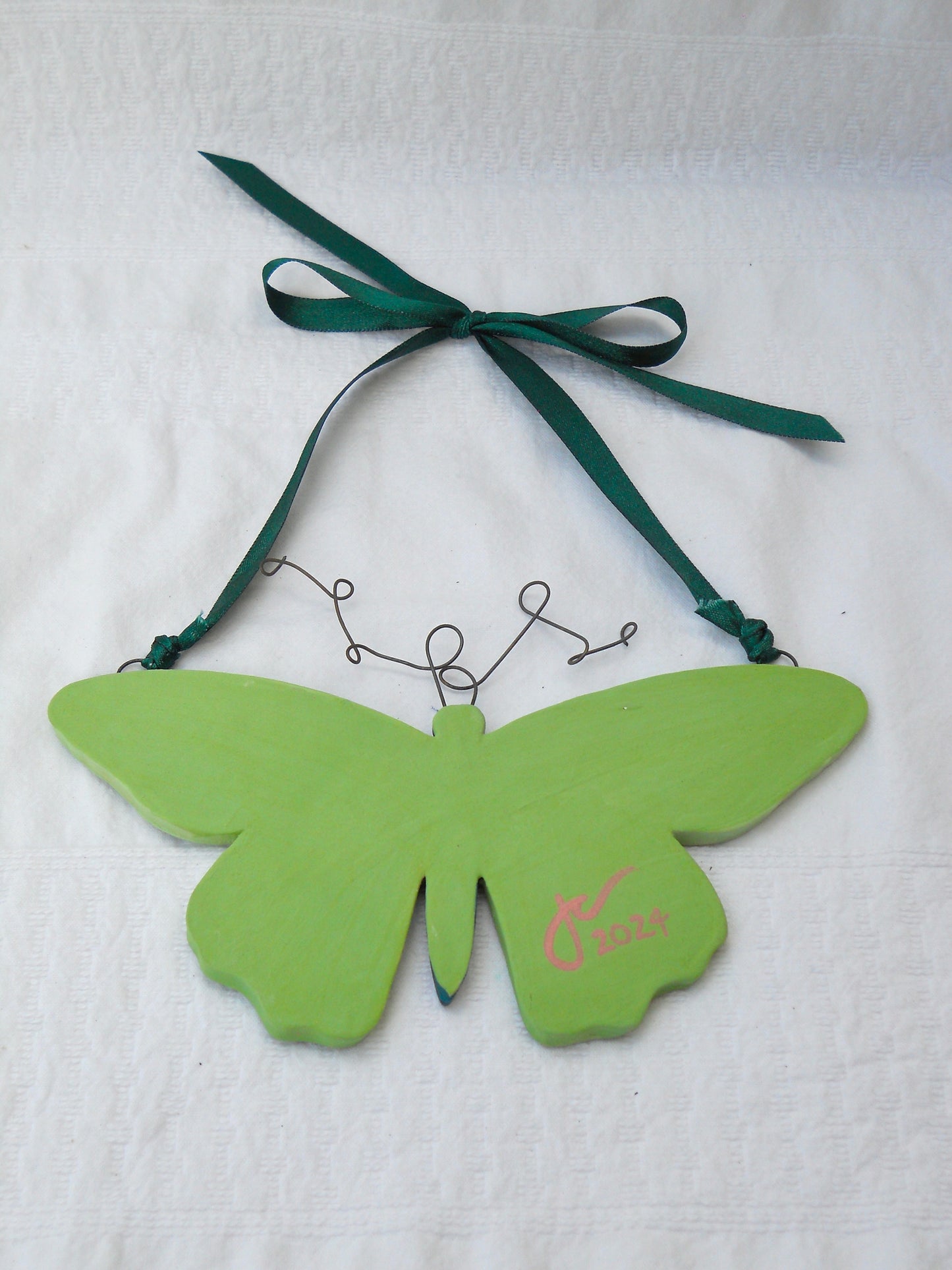 Green Butterfly Wall Hanging