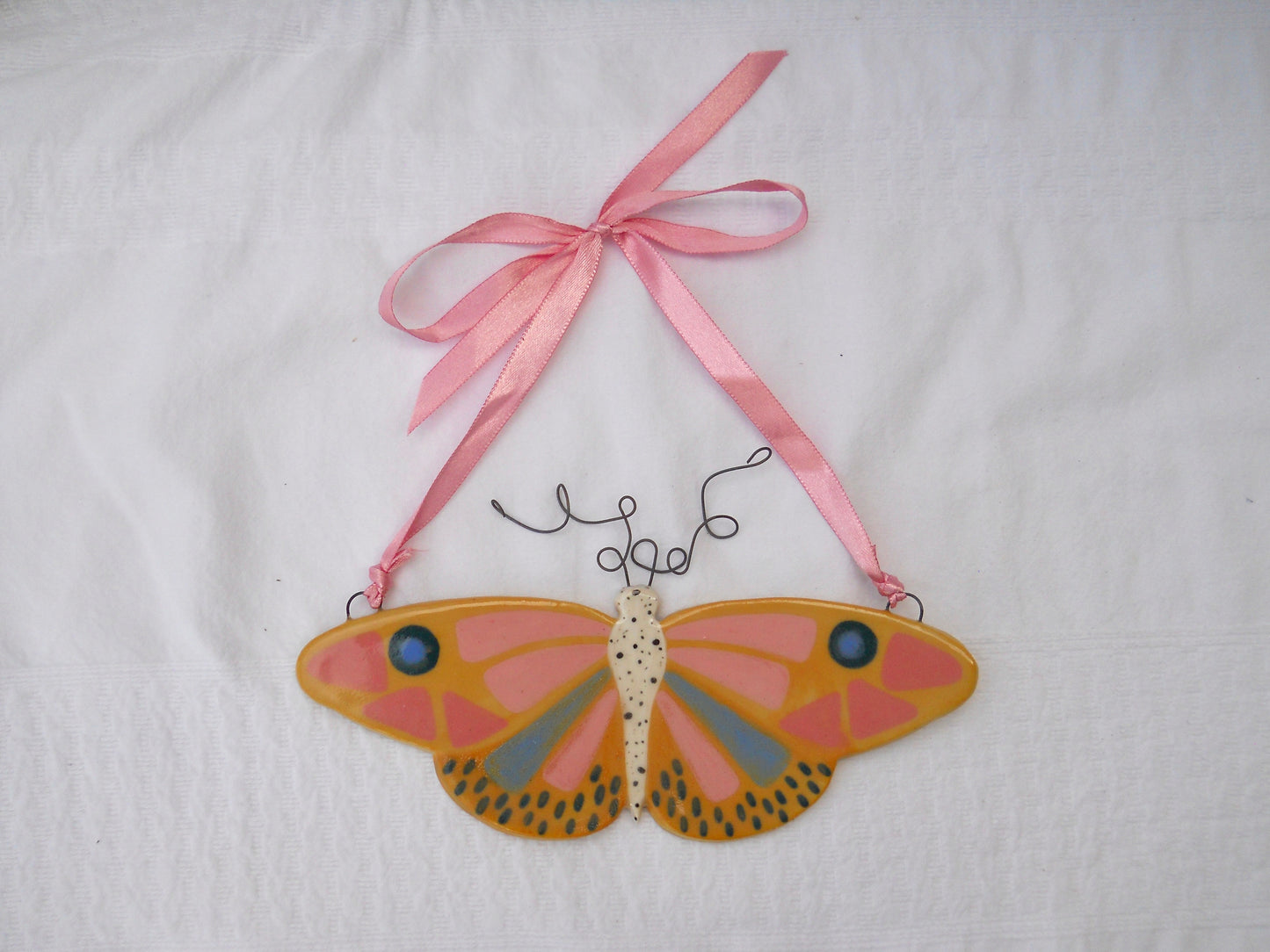 Yellow Moth Wall Hanging