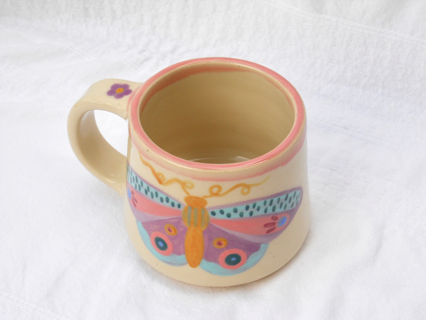 Lilac Butterfly Mug