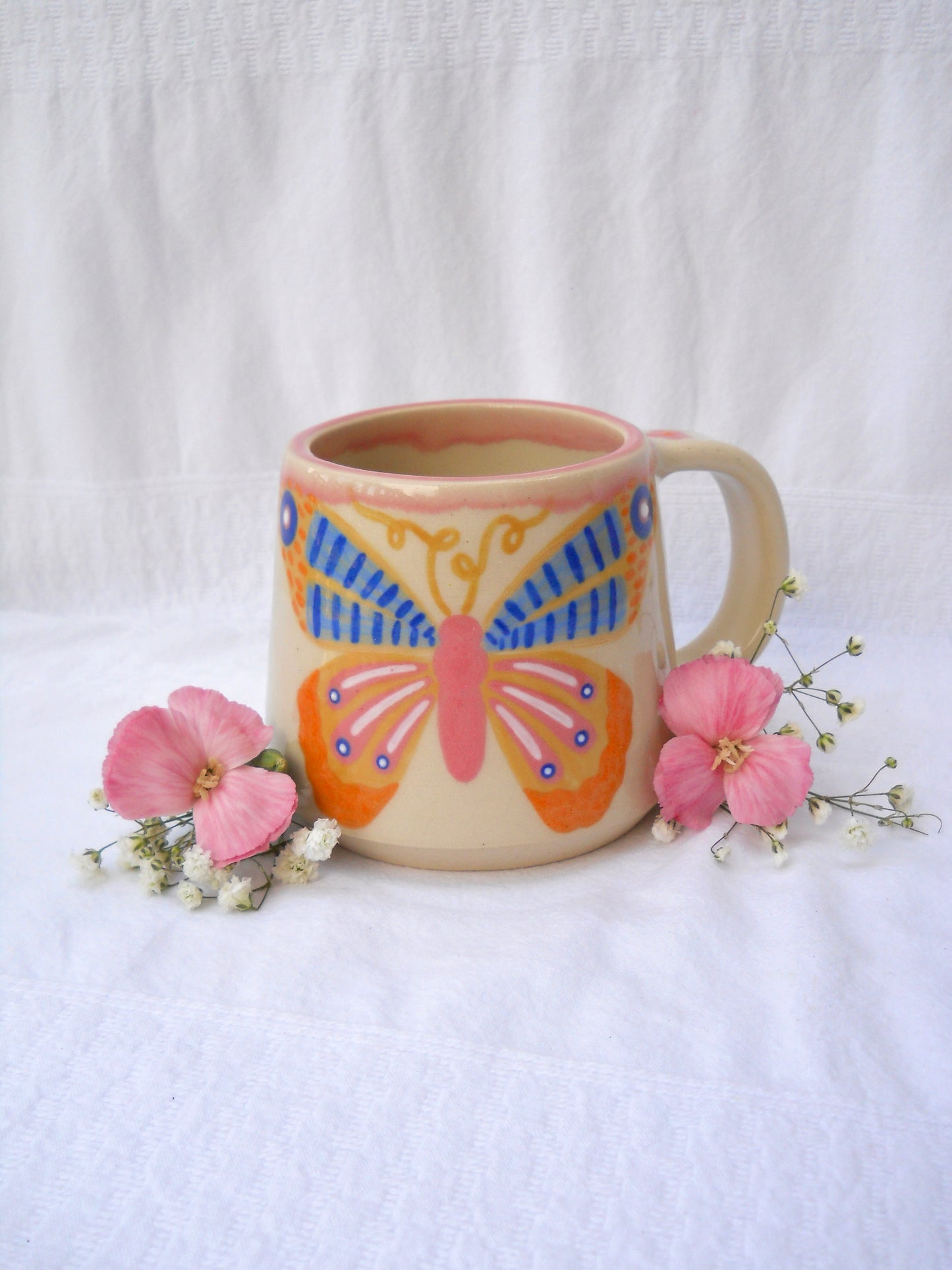 Yellow Butterfly Mug