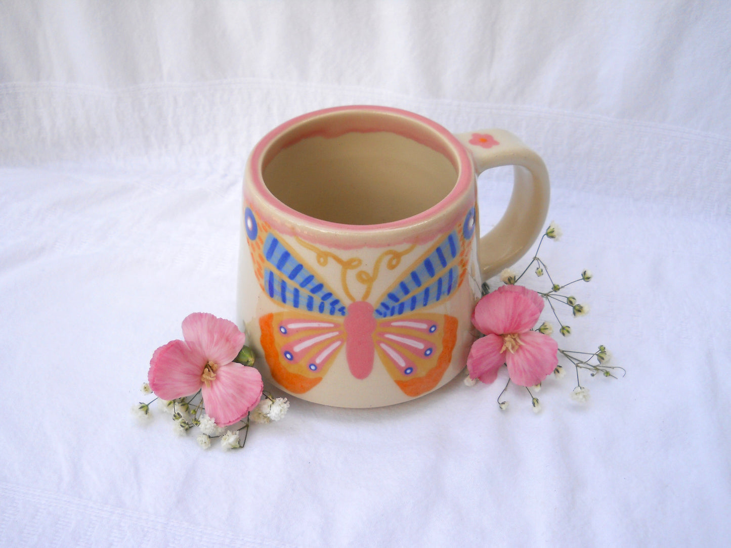 Yellow Butterfly Mug