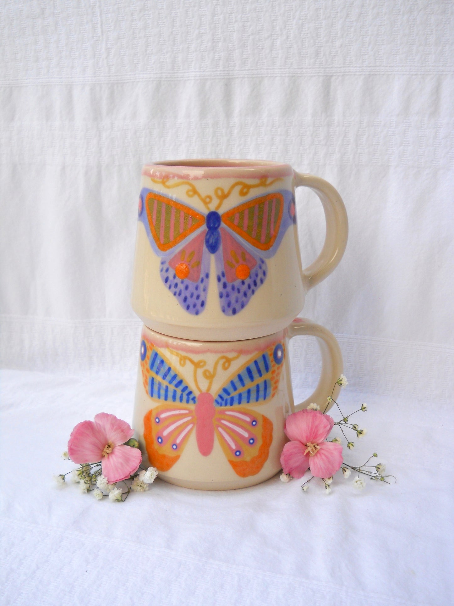 Yellow Butterfly Mug