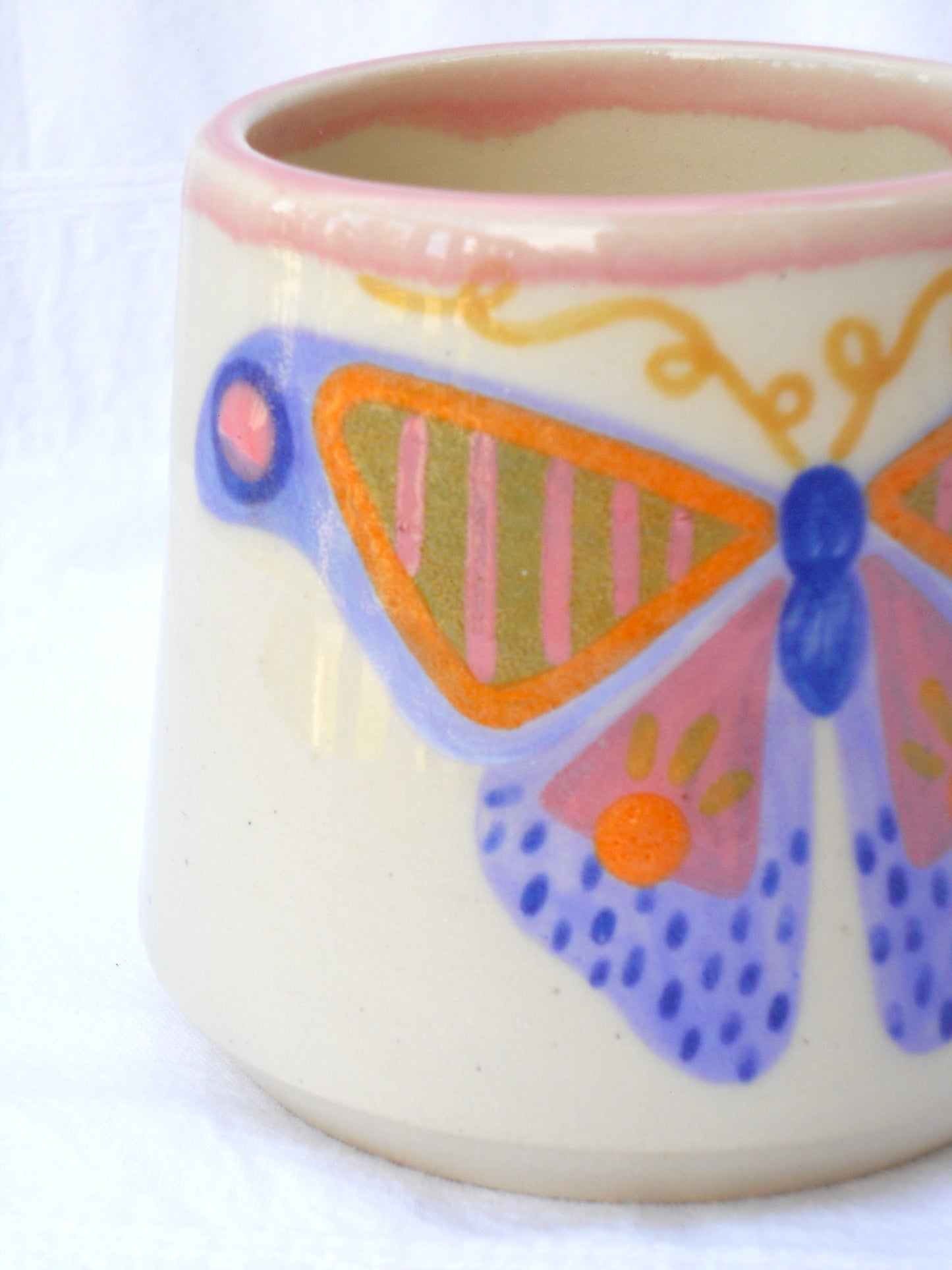 Purple Butterfly Mug