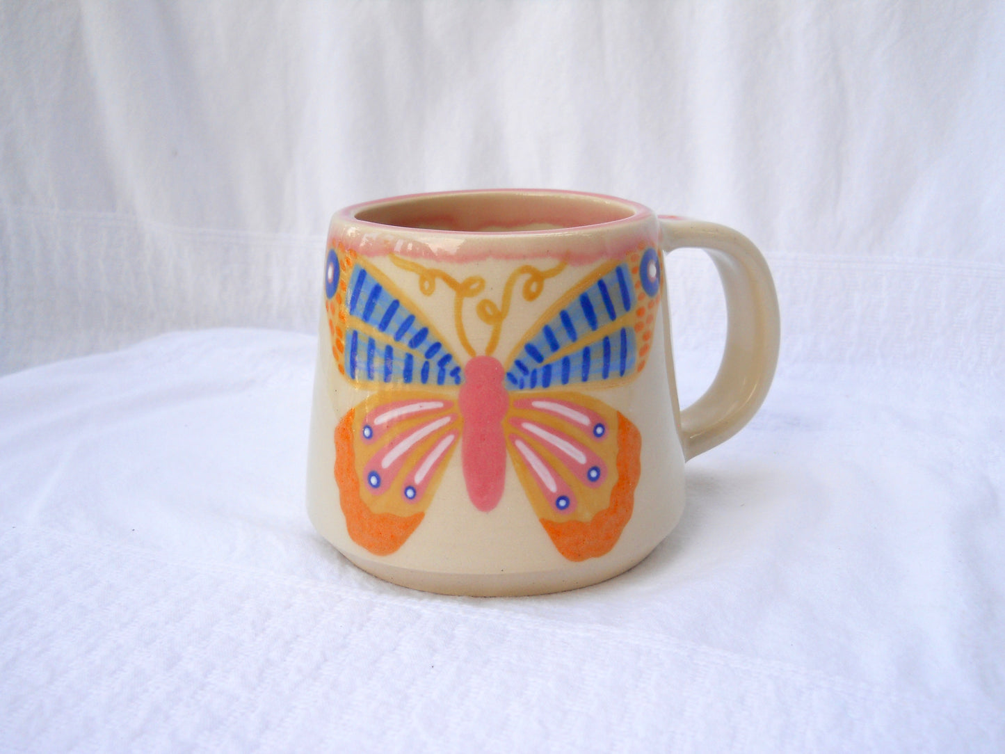 Yellow Butterfly Mug