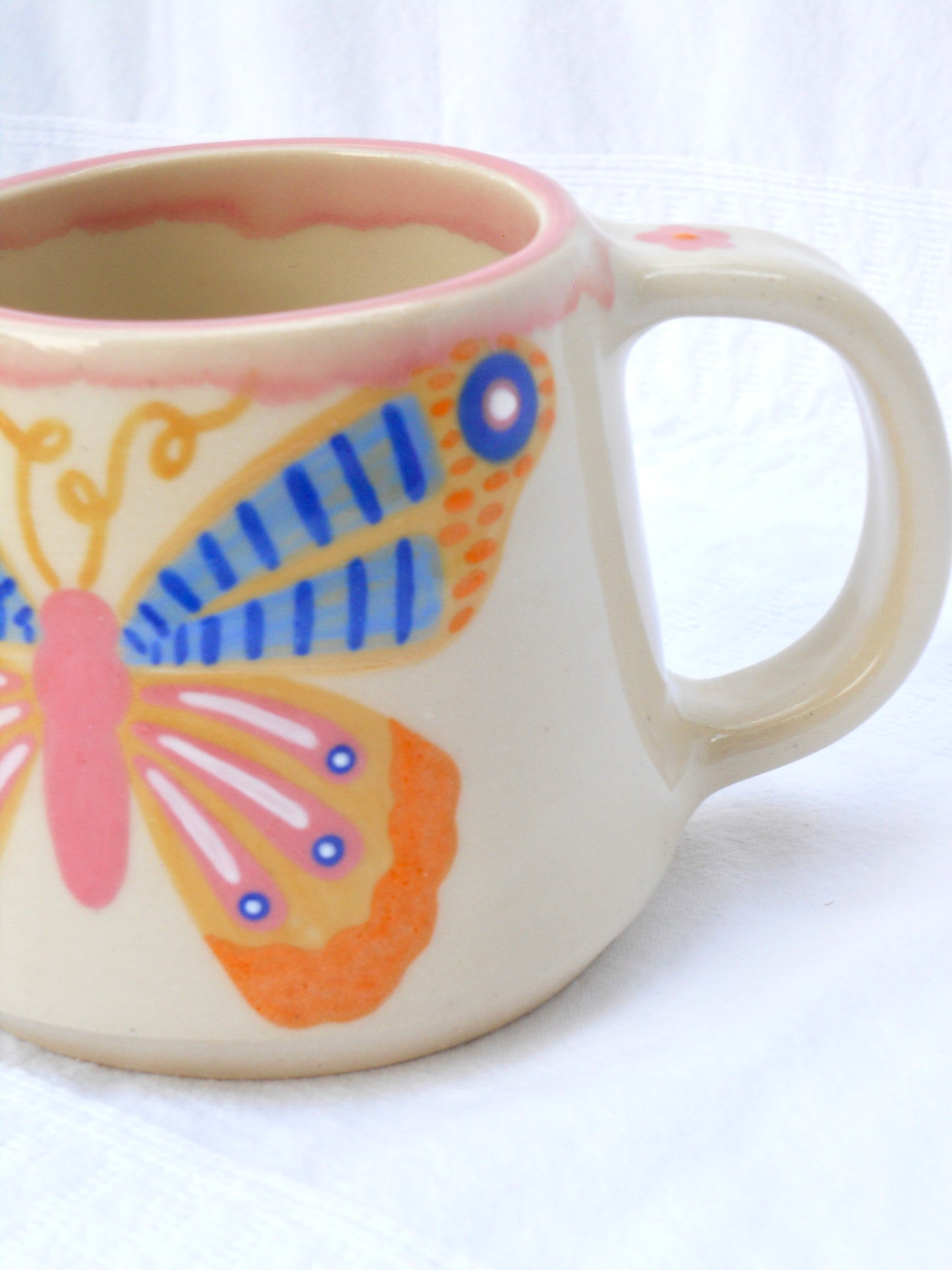 Yellow Butterfly Mug