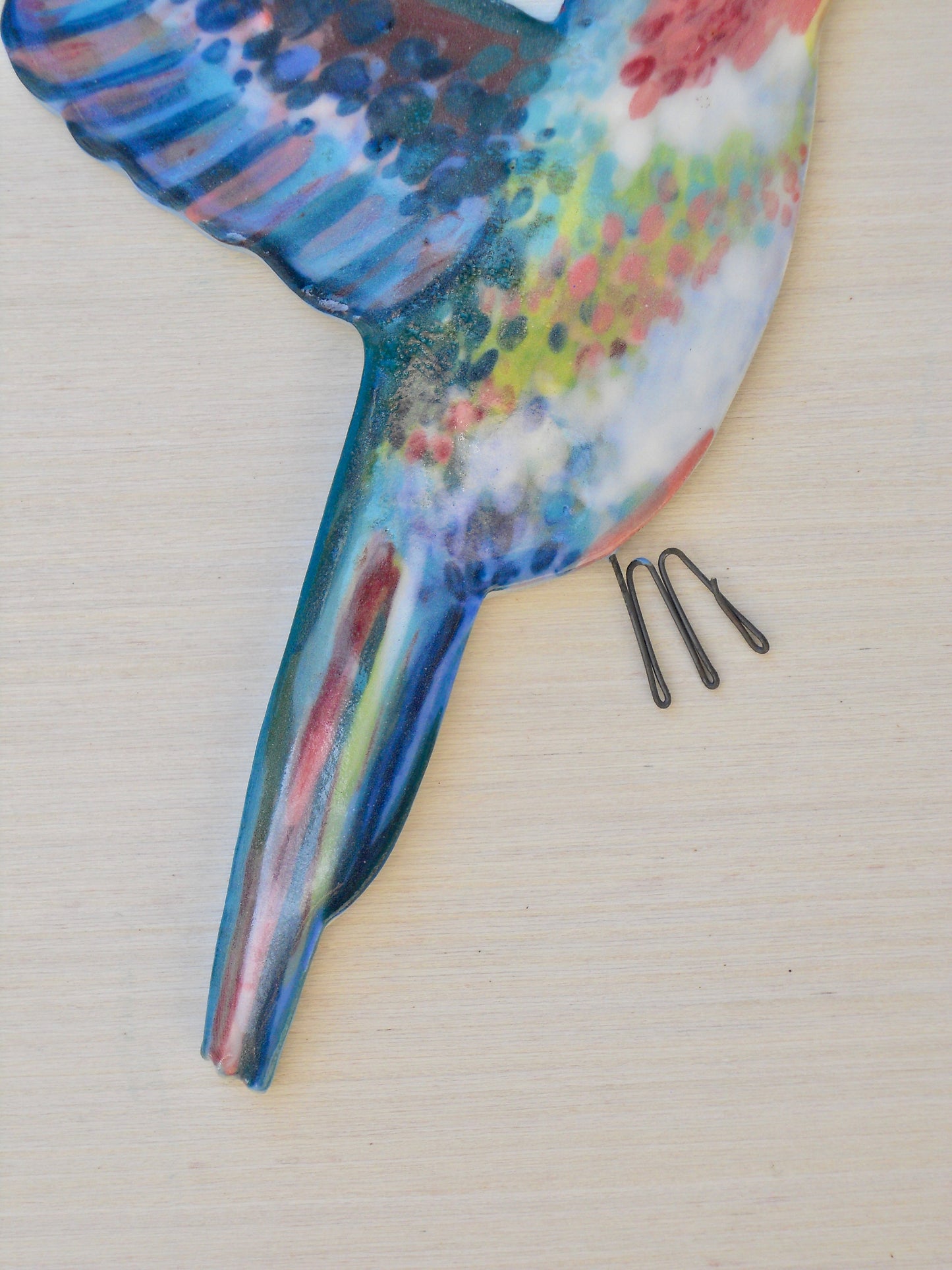 Blue Hummingbird Wall Hanging