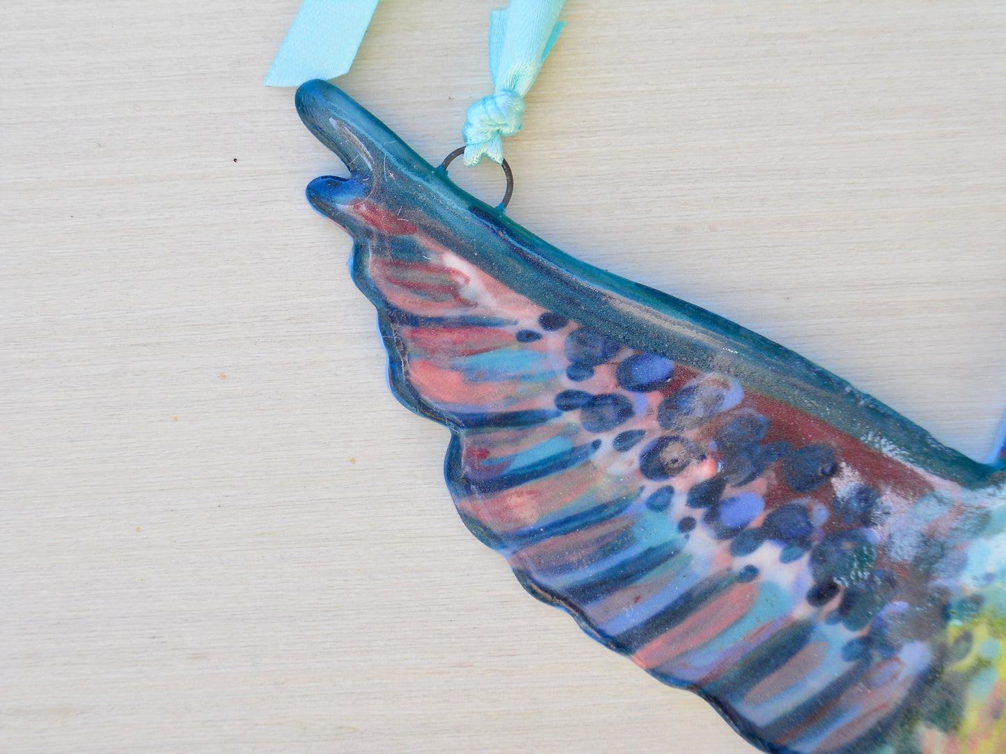 Blue Hummingbird Wall Hanging