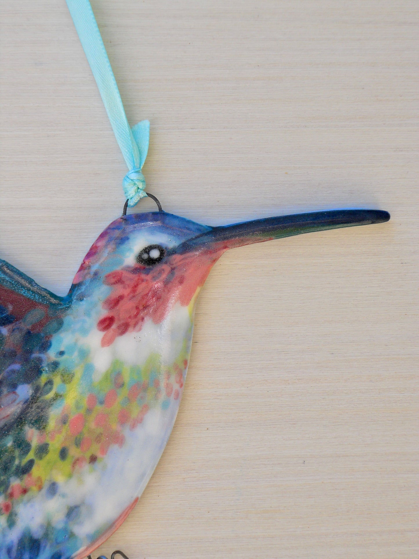 Blue Hummingbird Wall Hanging