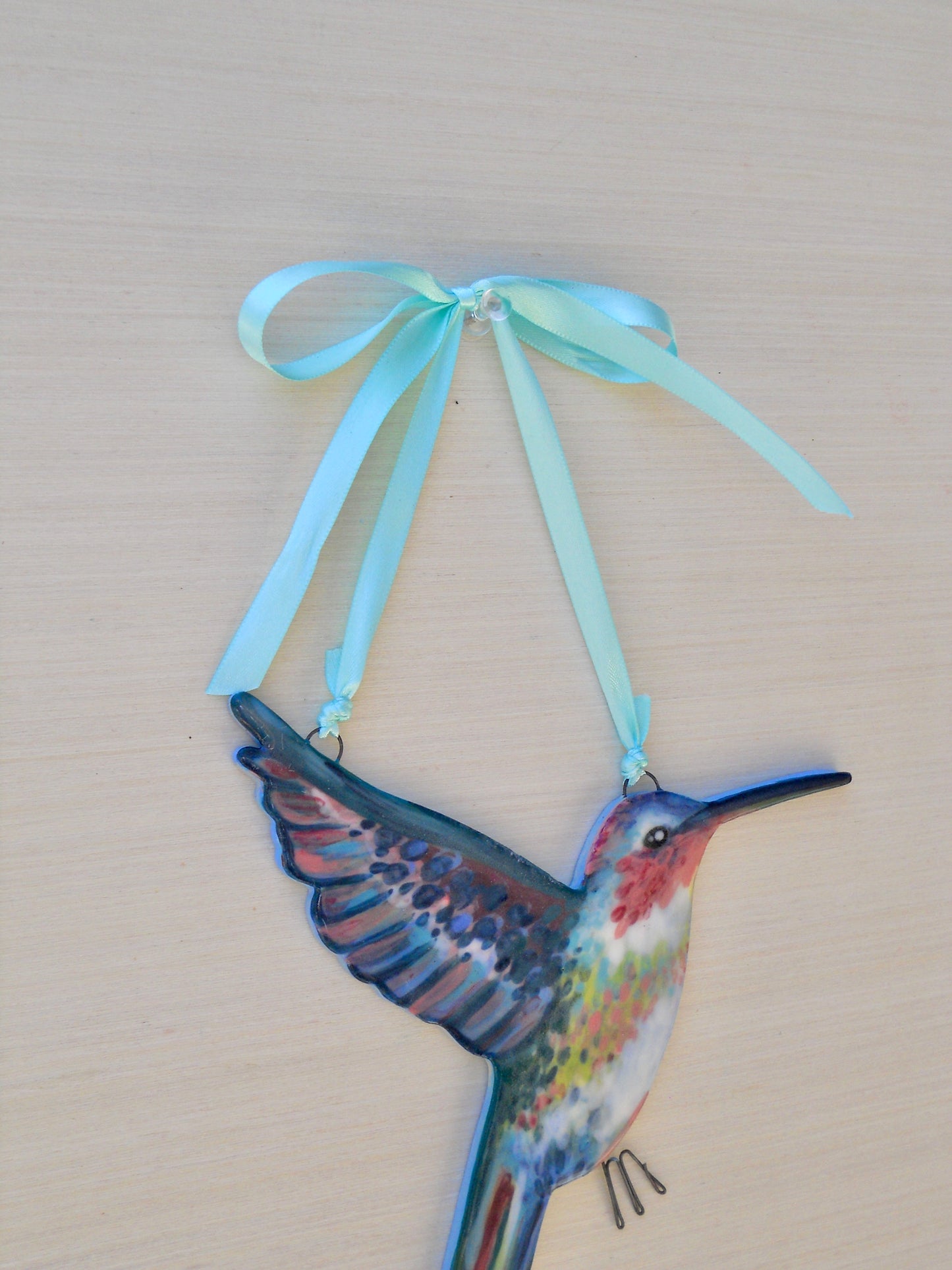 Blue Hummingbird Wall Hanging