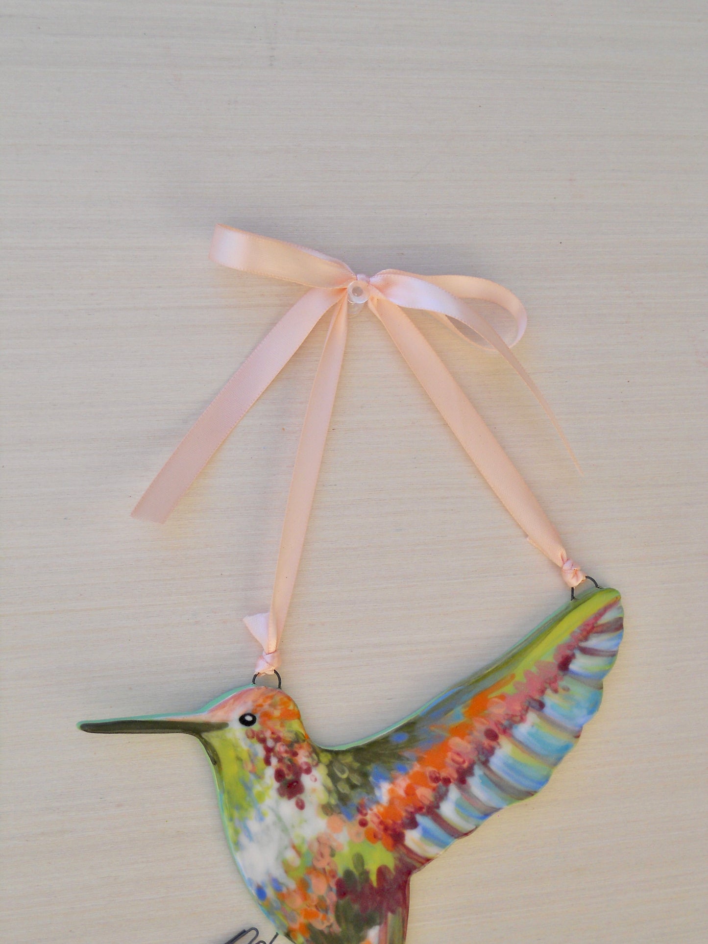 Green Hummingbird Wall Hanging