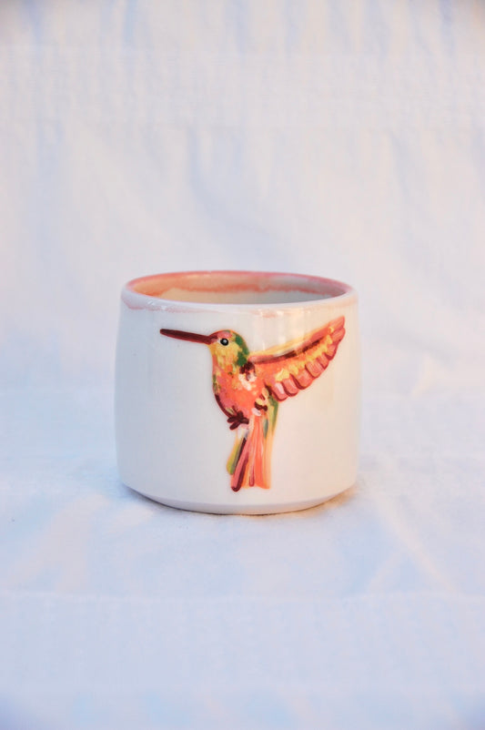 Orange Hummingbird Cup