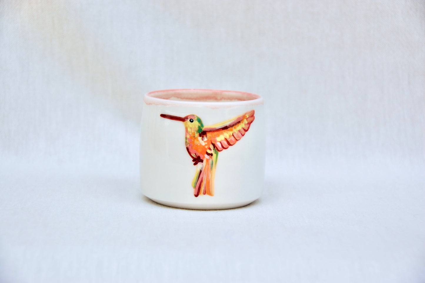 Orange Hummingbird Cup