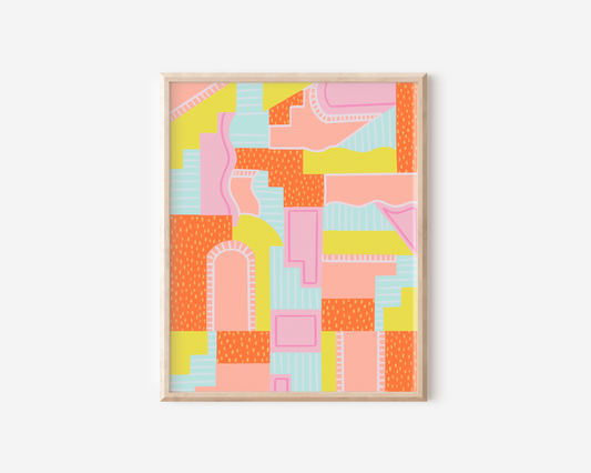 Holly Pattern Art Print